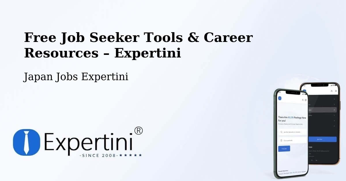 Free Job Seeker Tools & Career Resources – Sobue - Sobue, Japan Jobs Expertini